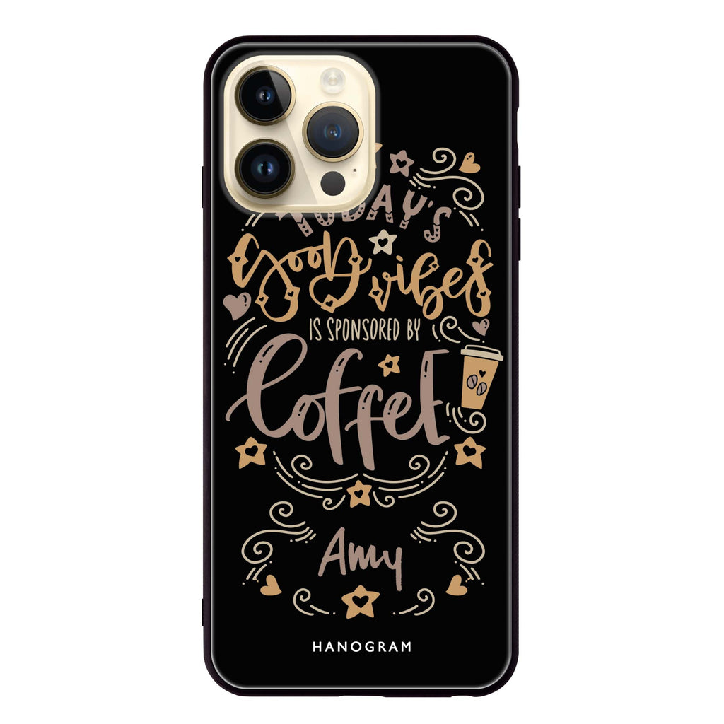Good vibes coffee Glass Case