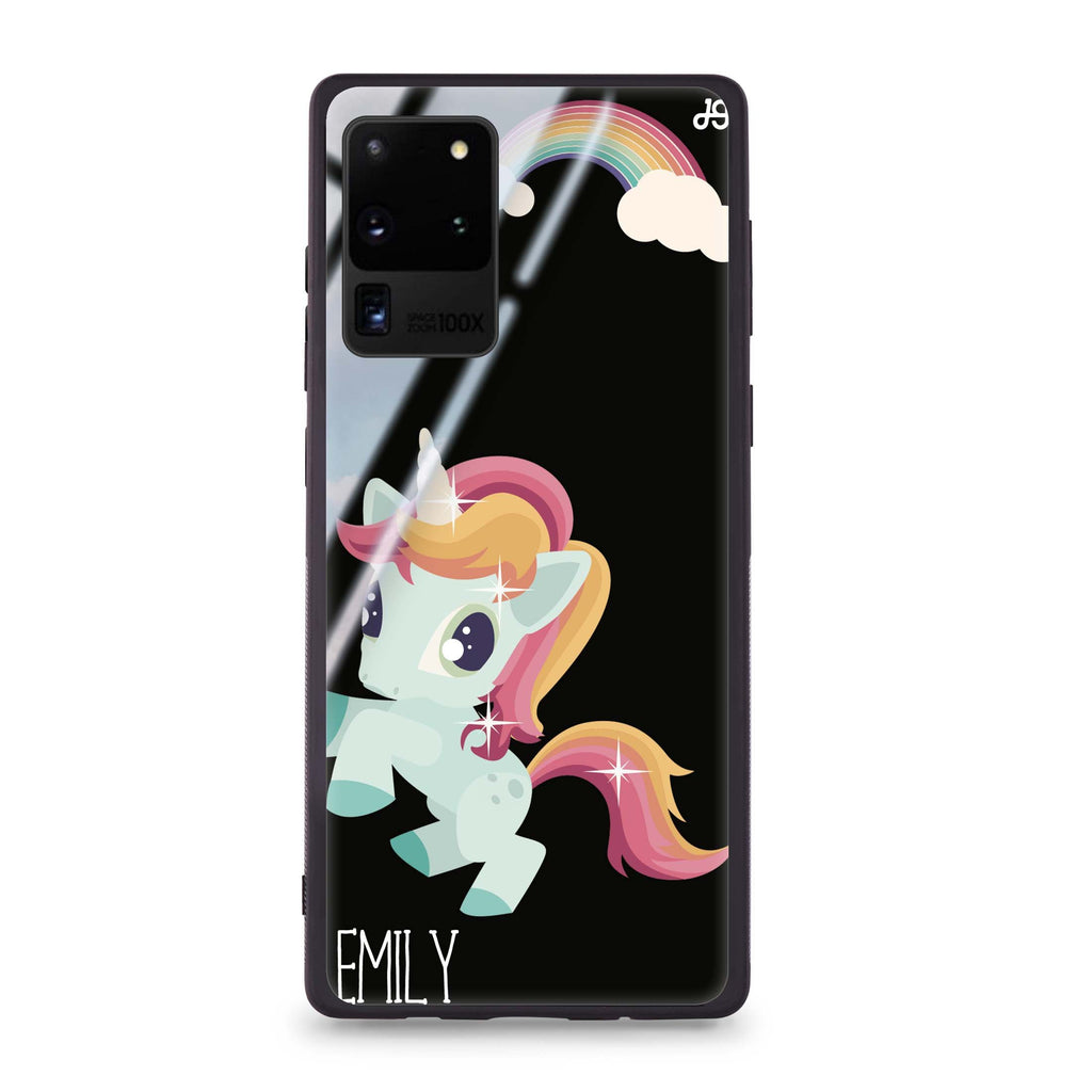 Lovely Unicorn II Samsung Glass Case