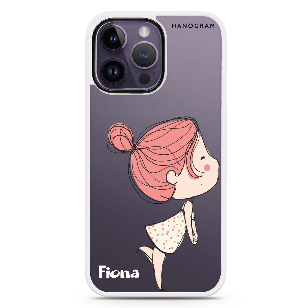 Cute girl kissing Impact Guard Bumper Case