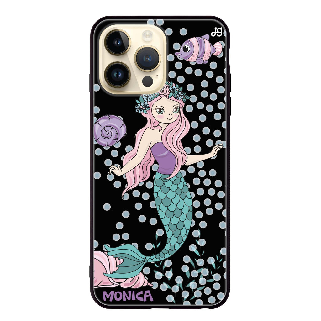 Mermaids iPhone 13 Pro Max Glass Case