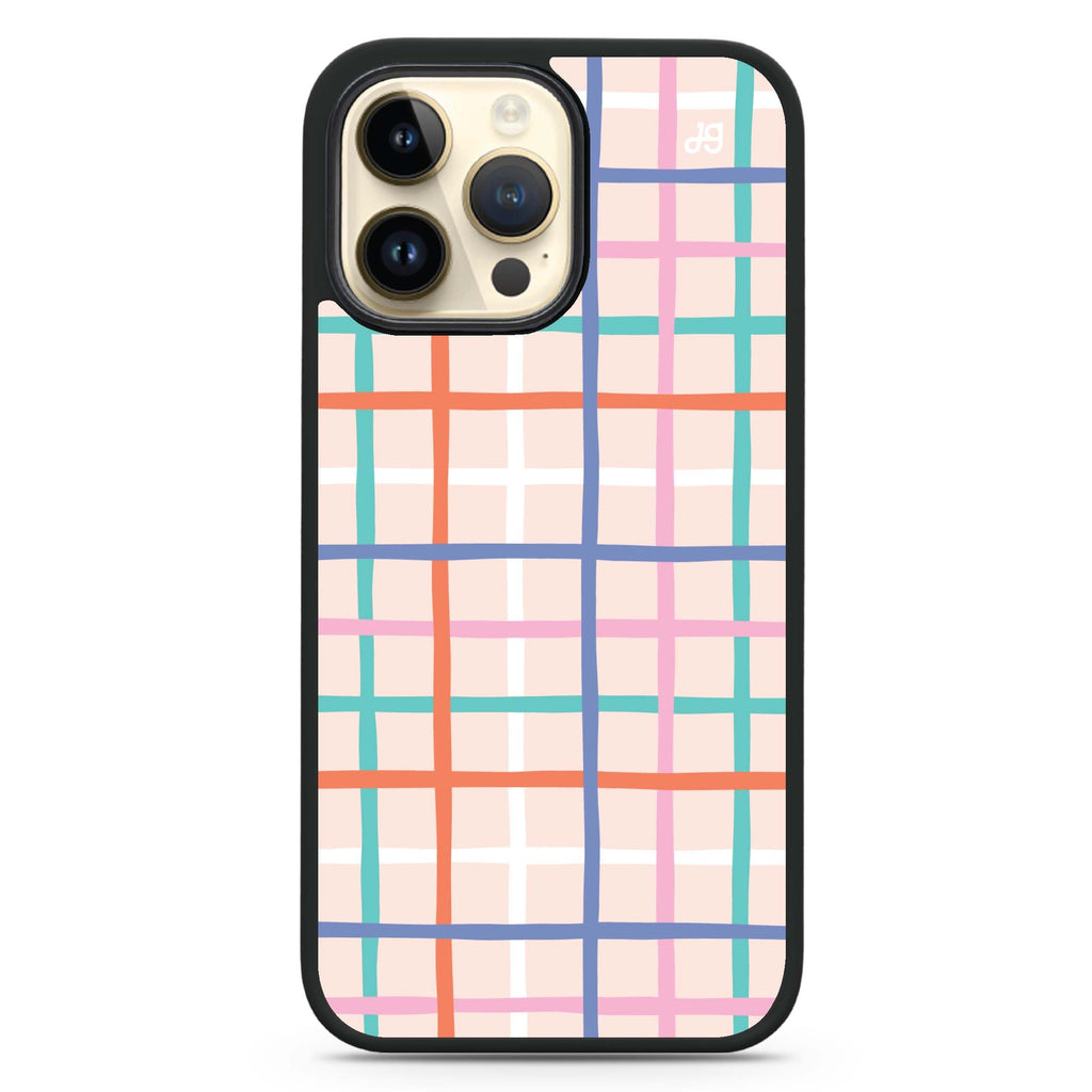 Line Drawing MagSafe Compatible Impact Guard Bumper Case