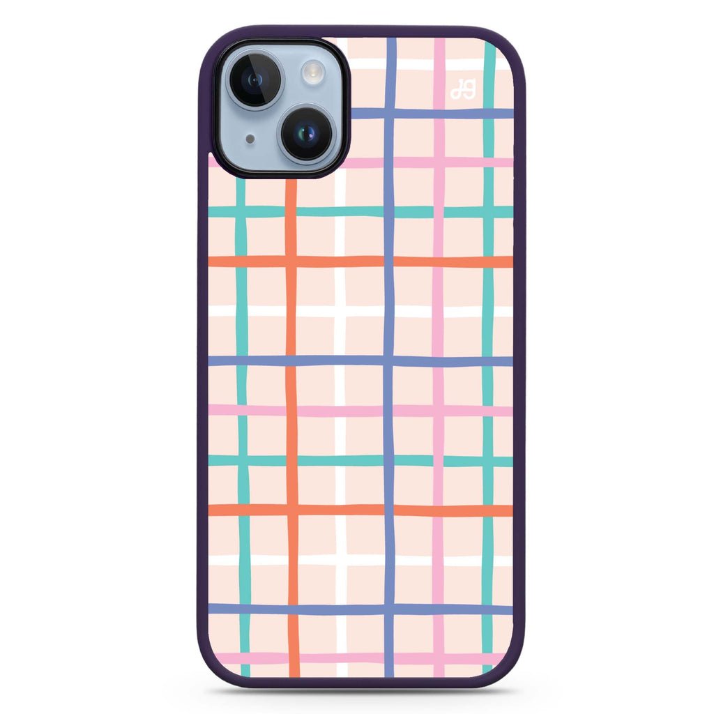 Line Drawing iPhone 14 Plus MagSafe Compatible Impact Guard Bumper Case