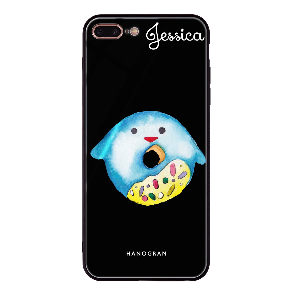 Sweet donut penguin iPhone 7 Plus Glass Case