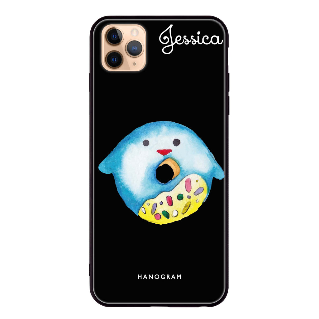 Sweet donut penguin iPhone 11 Pro Max Glass Case