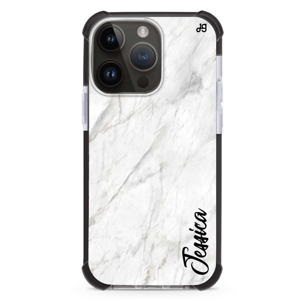 White Marble – Deep Love iPhone 12 Pro Max Ultra Shockproof Case
