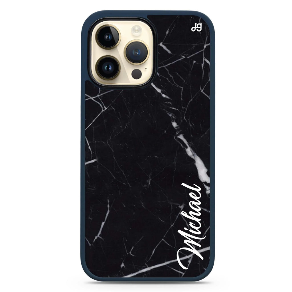 Black Marble – Deep Love MagSafe Compatible Impact Guard Bumper Case