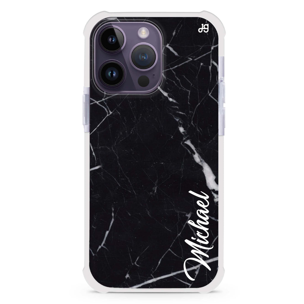 Black Marble – Deep Love MagSafe Compatible Ultra Shockproof Case