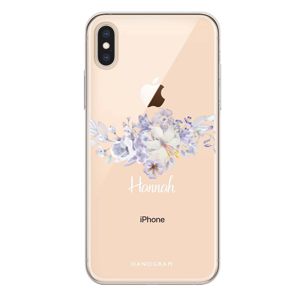 Serene Flowers & Me iPhone XS Ultra Clear Case