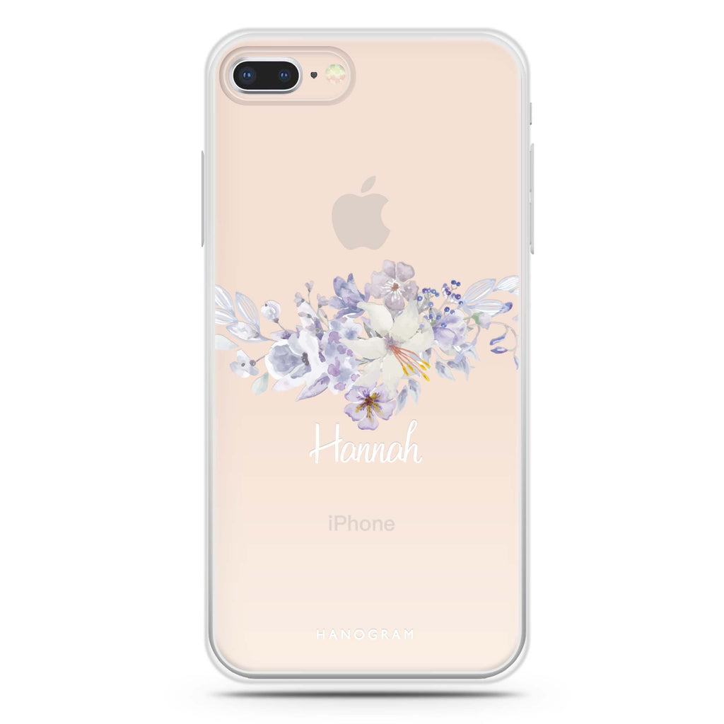 Serene Flowers & Me iPhone 8 Ultra Clear Case