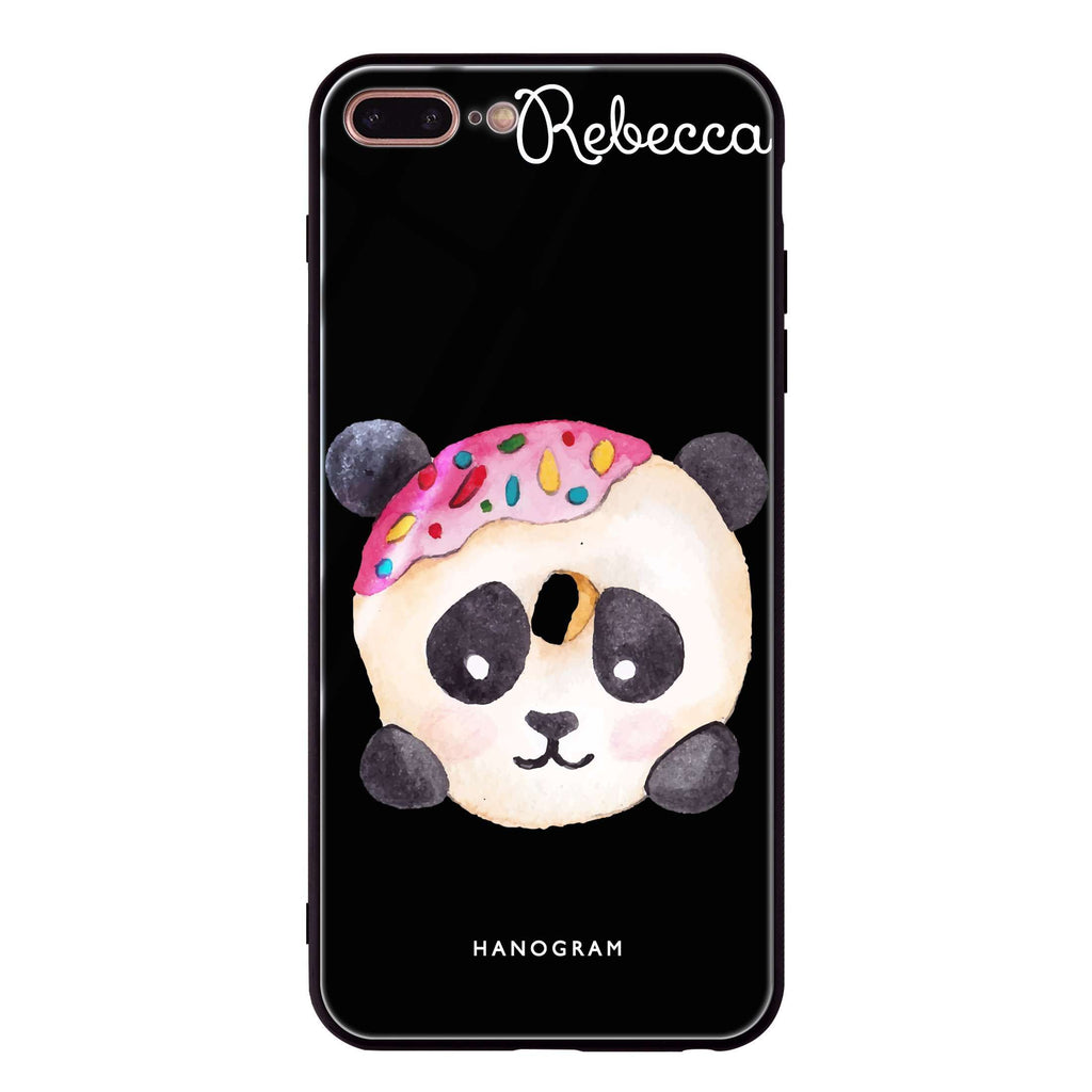 Sweet donut panda iPhone 7 Plus Glass Case