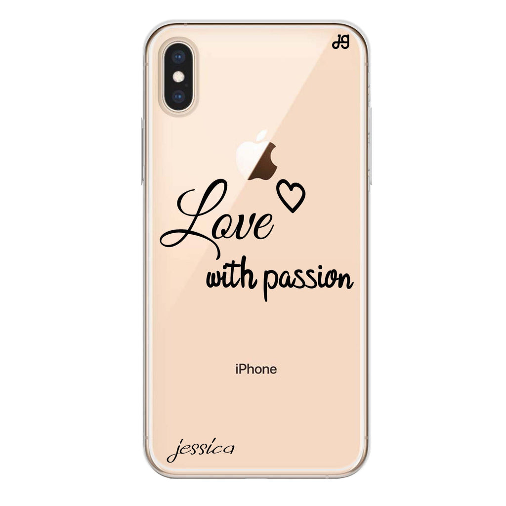 Always be true love with passion II iPhone X Ultra Clear Case
