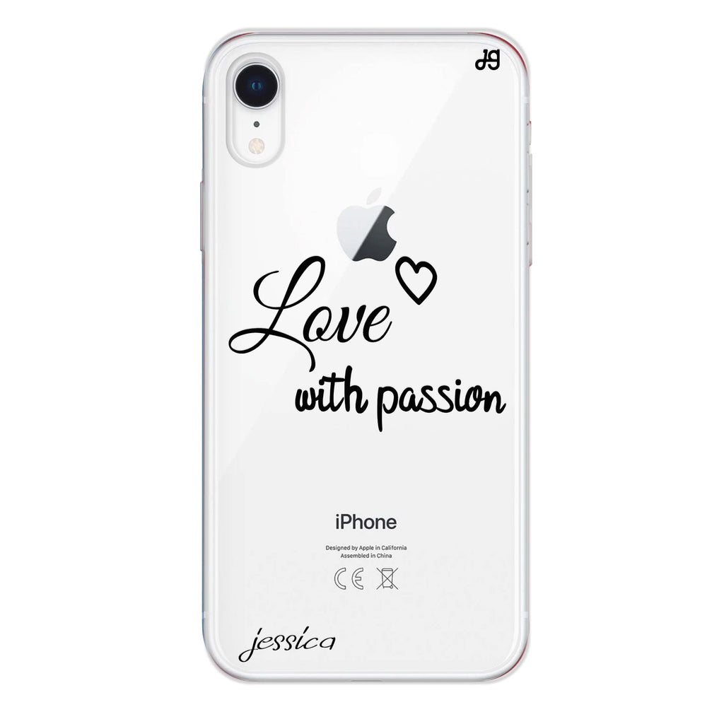 Always be true love with passion II iPhone XR Ultra Clear Case