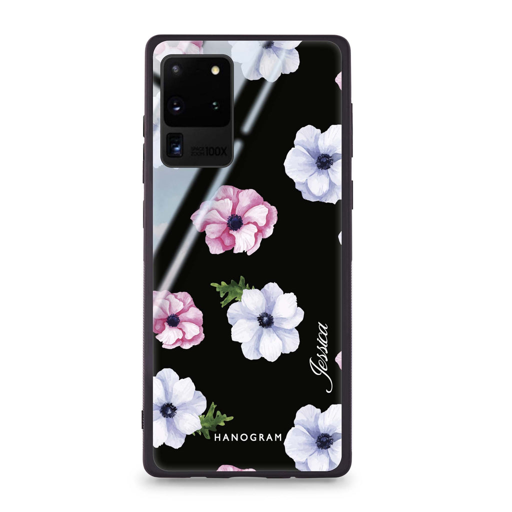 Ideal floral Samsung Glass Case