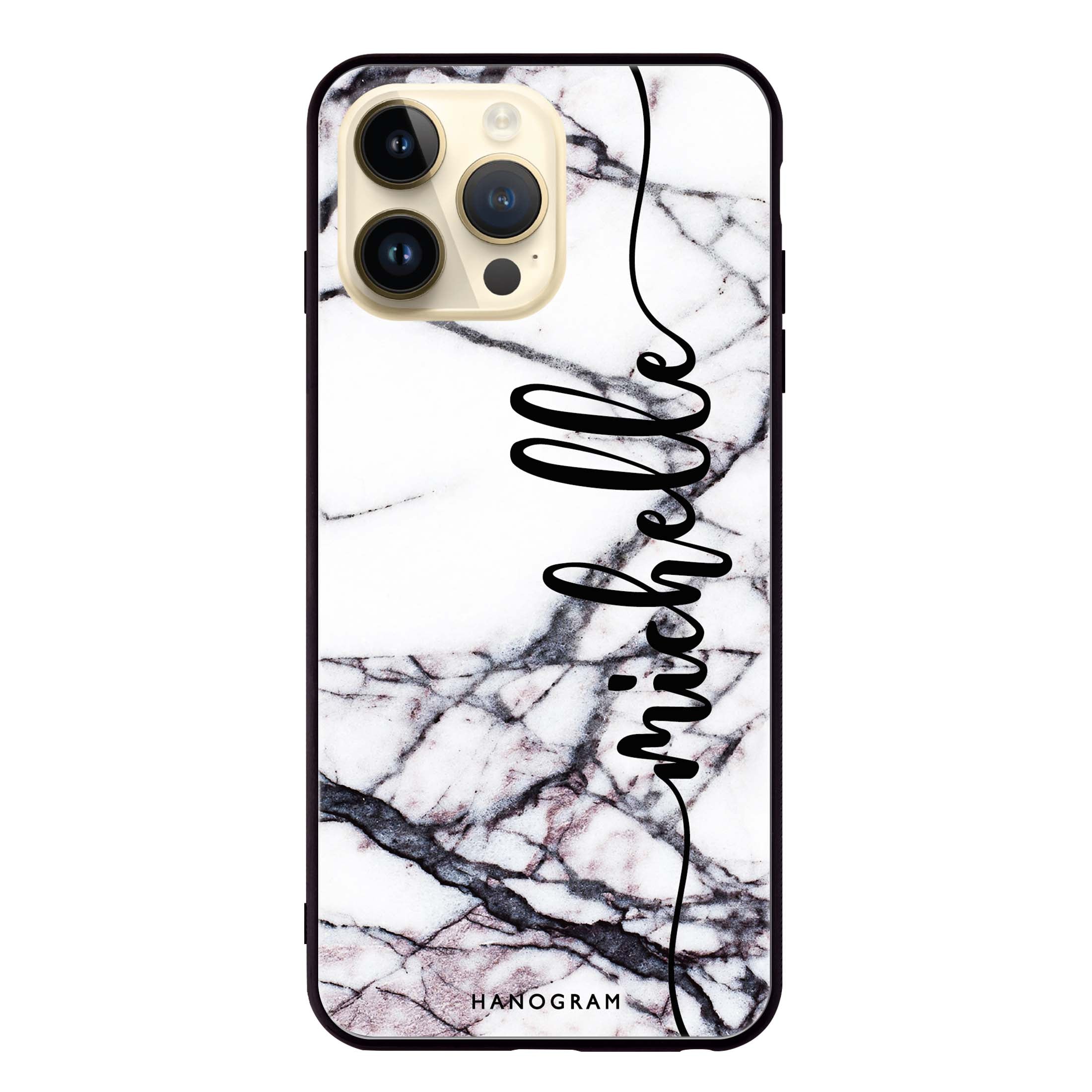 Trendy Abstract I iPhone 14 Pro Max Glass Case