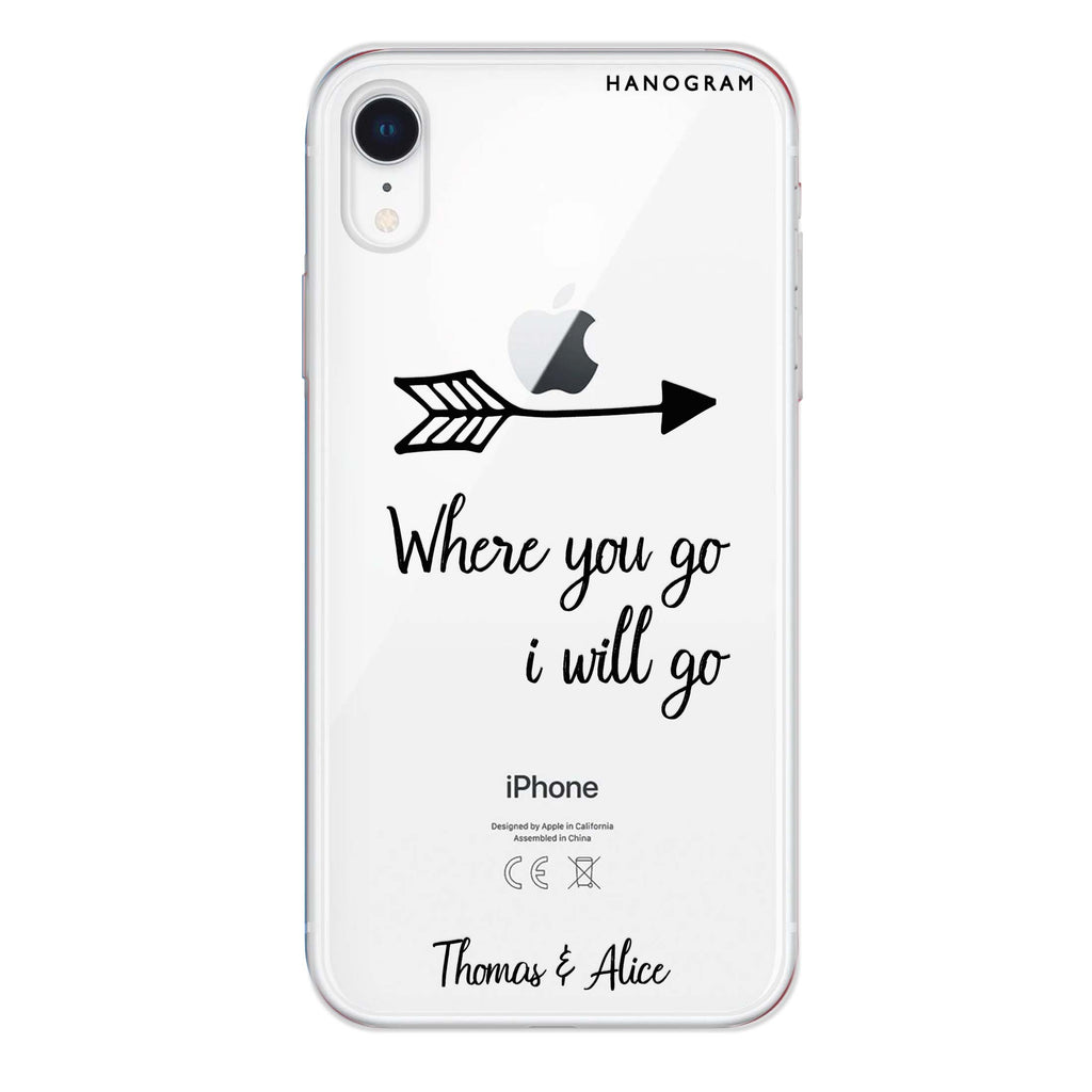 Always love together iPhone XR Ultra Clear Case