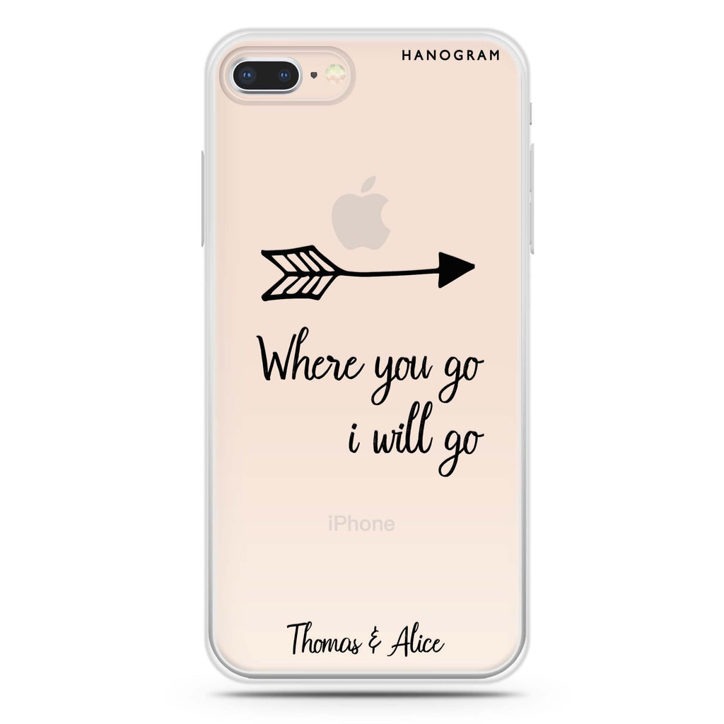 Always love together iPhone 8 Ultra Clear Case