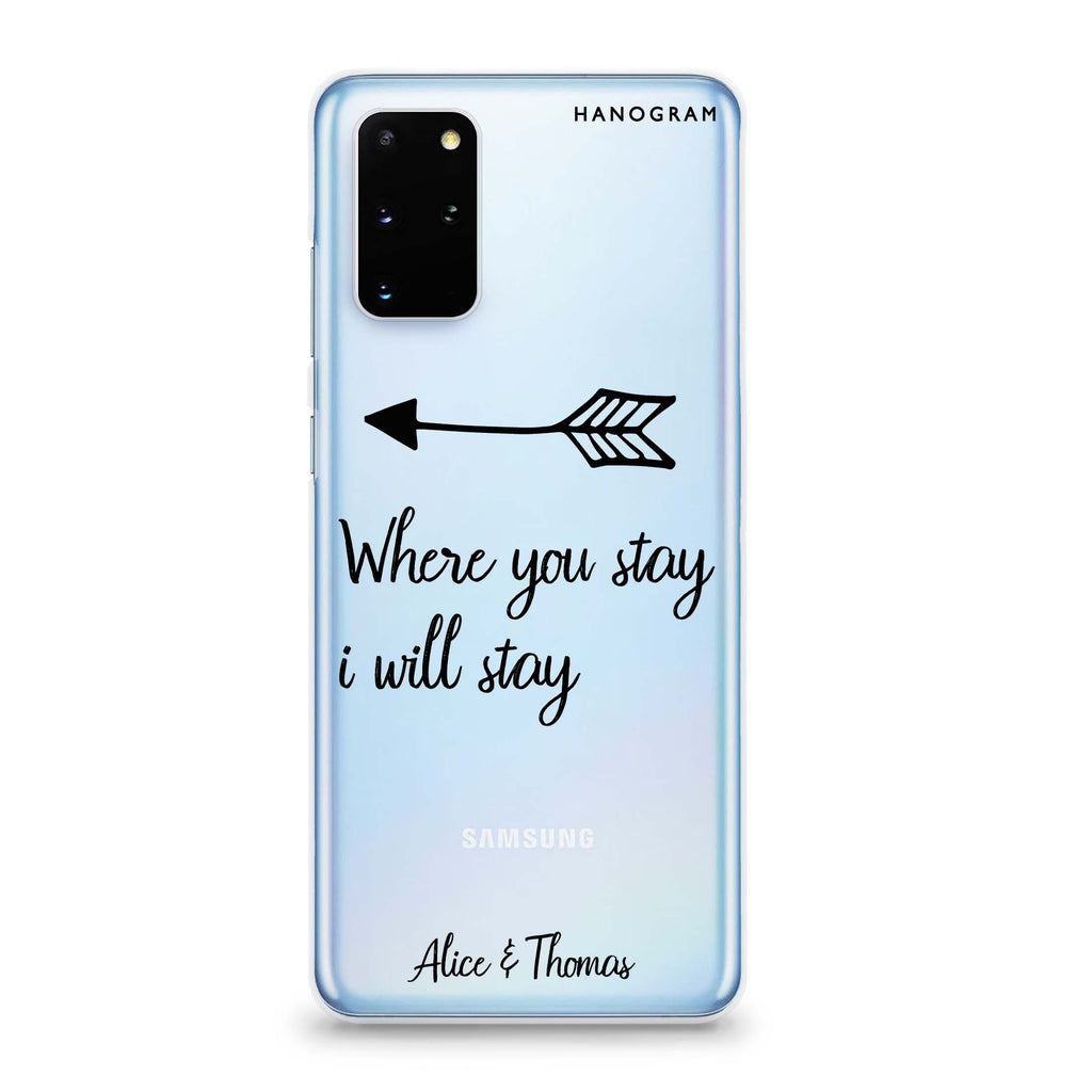 Always love together Samsung S20 Soft Clear Case