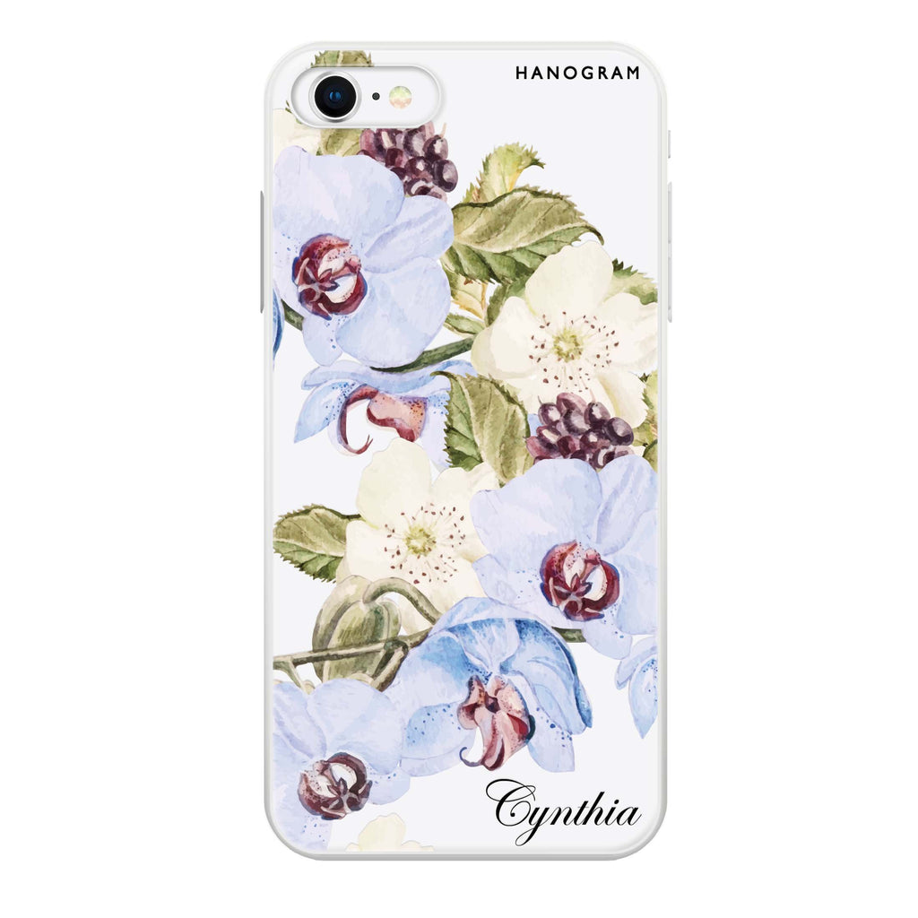 Pretty Watercolor Flowers iPhone SE Ultra Clear Case