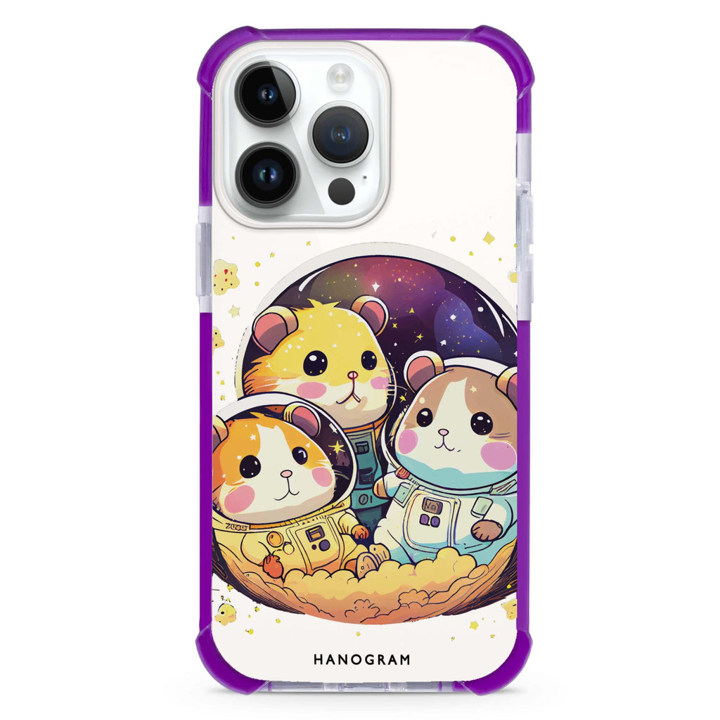 Cute space squirrels MagSafe Compatible Ultra Shockproof Case