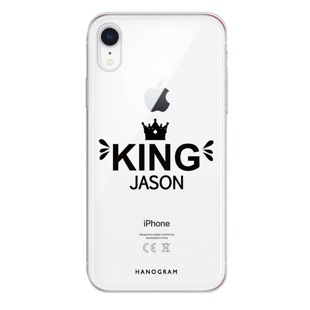 I am the king iPhone XR Ultra Clear Case