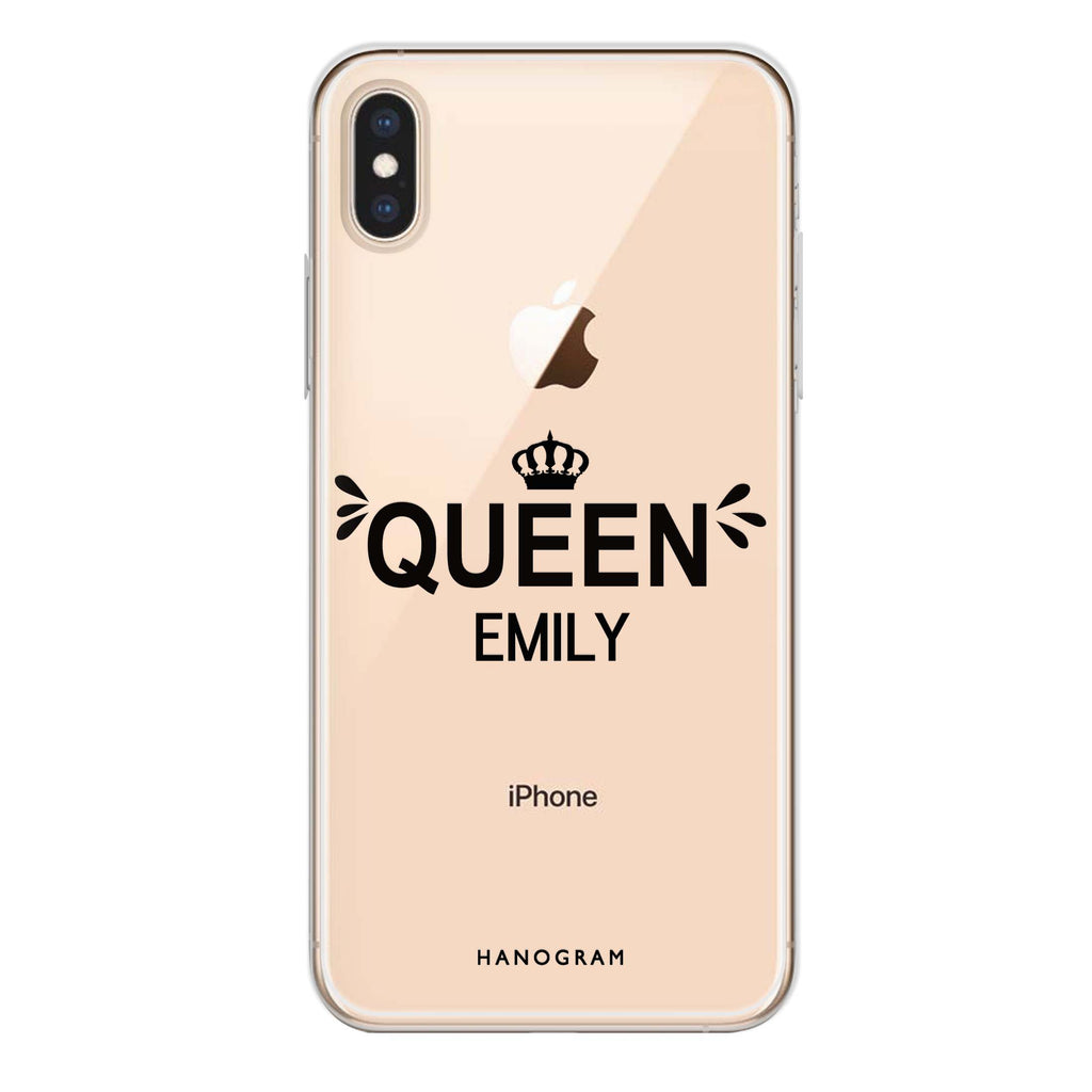I am the queen iPhone XS Max Ultra Clear Case