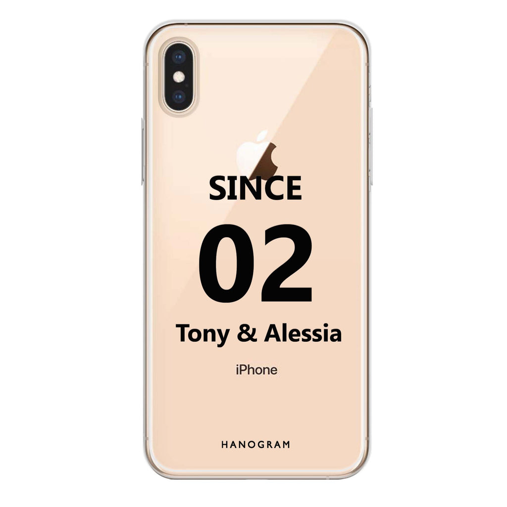 Love story iPhone XS Ultra Clear Case