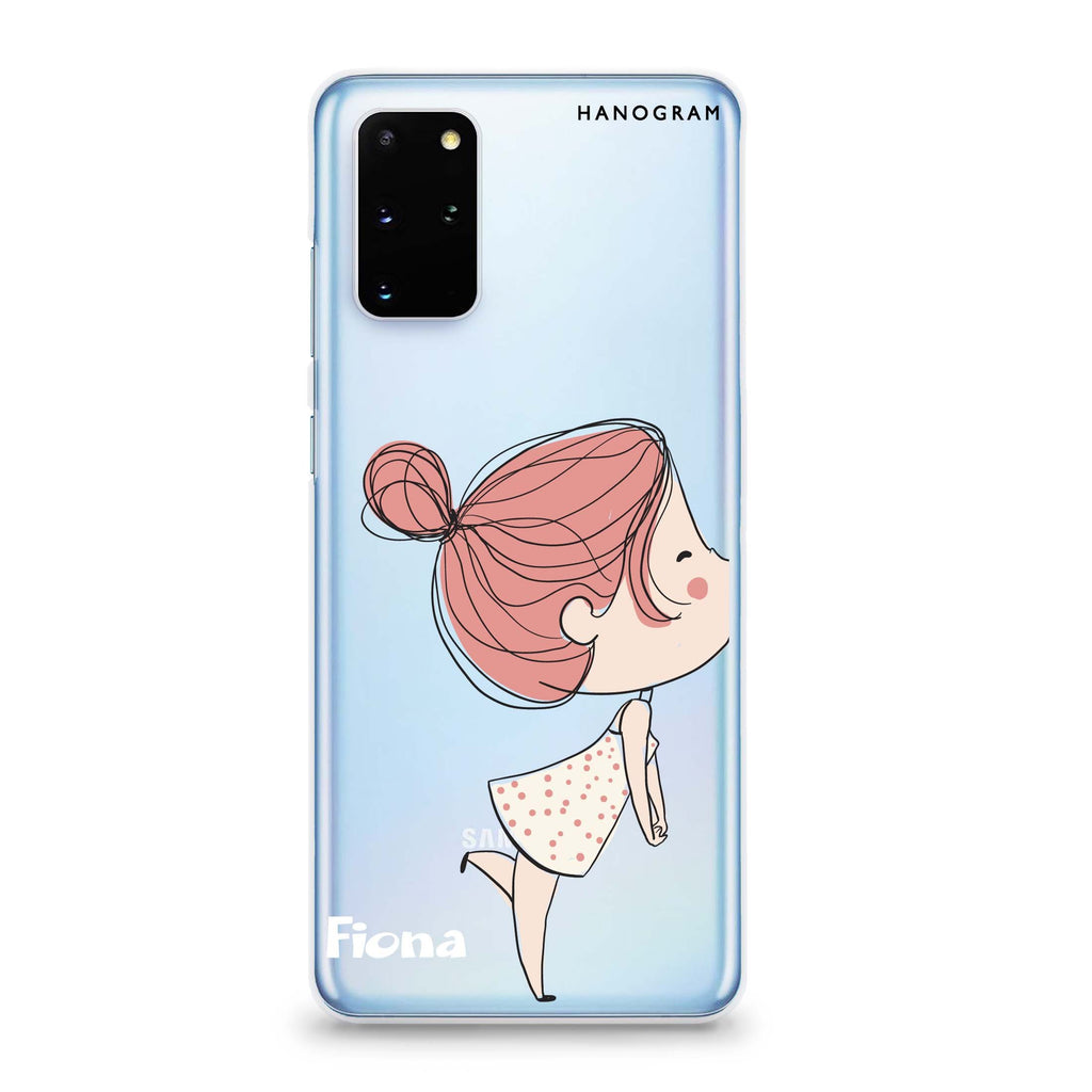 Cute girl kissing Samsung S20 Soft Clear Case