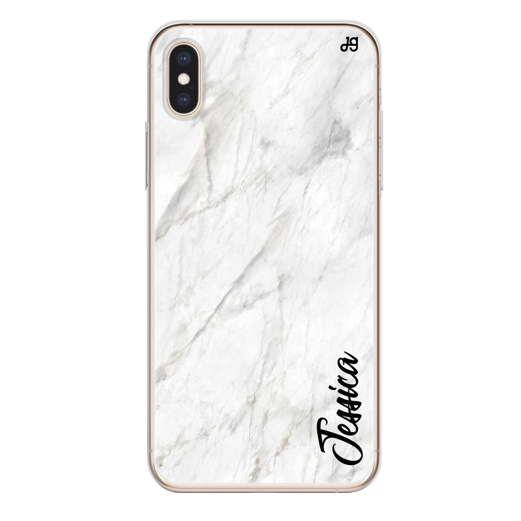 White Marble – Deep Love iPhone X Ultra Clear Case