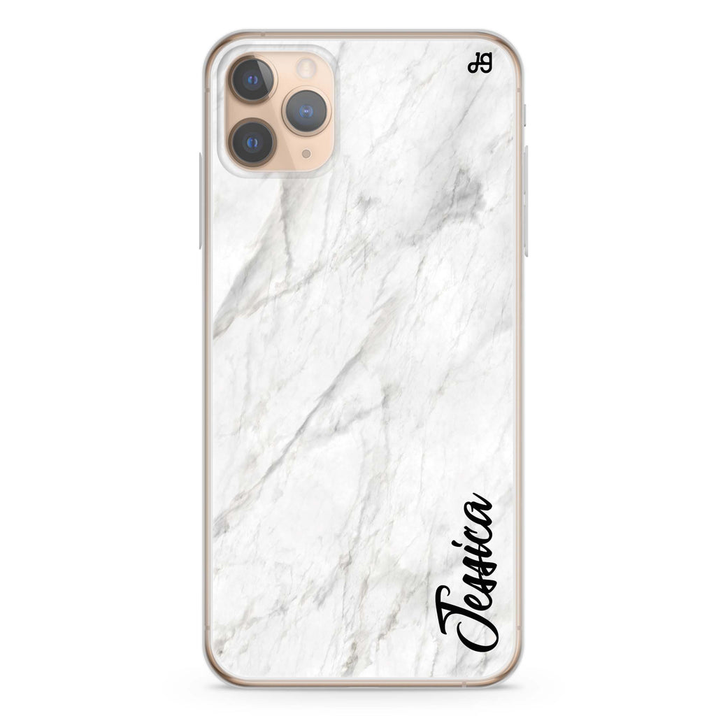 White Marble – Deep Love iPhone 11 Pro Max Ultra Clear Case