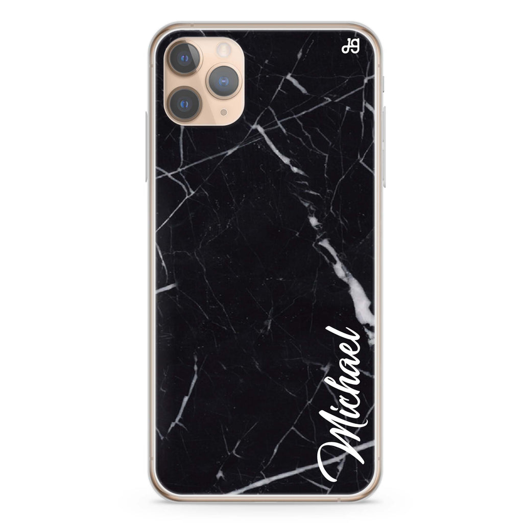 Black Marble – Deep Love iPhone 11 Pro Max Ultra Clear Case
