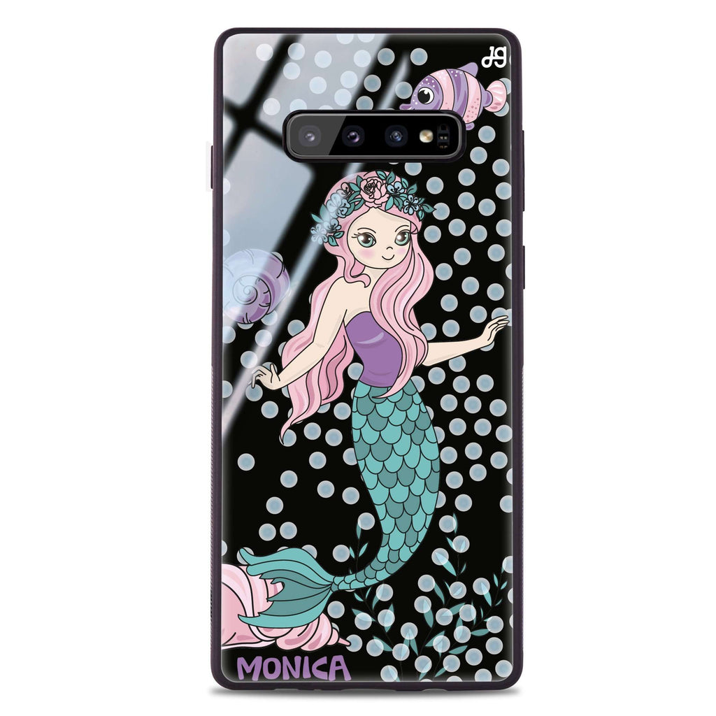Mermaids Samsung S10 Plus Glass Case