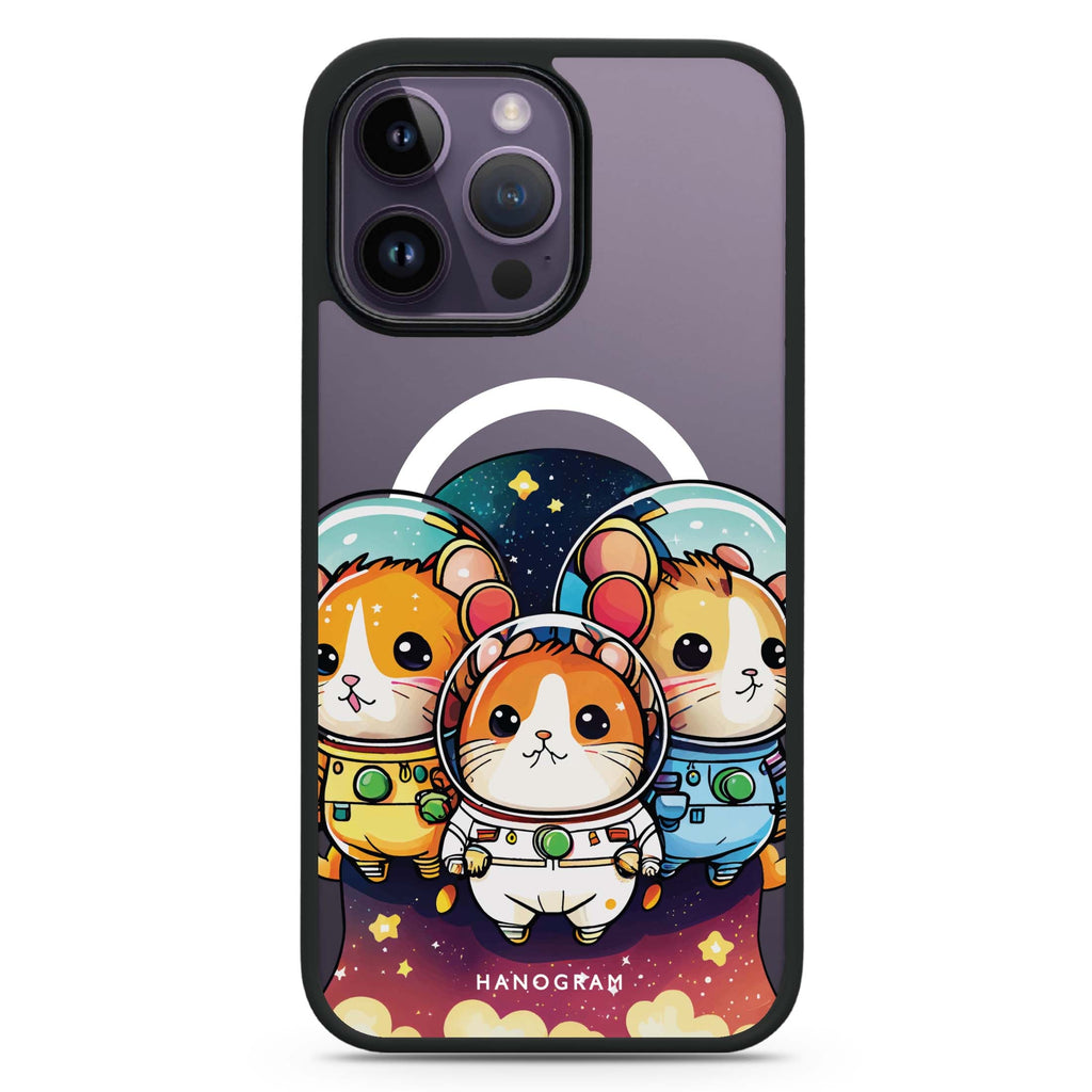 Space squirrels MagSafe Compatible Impact Guard Bumper Case