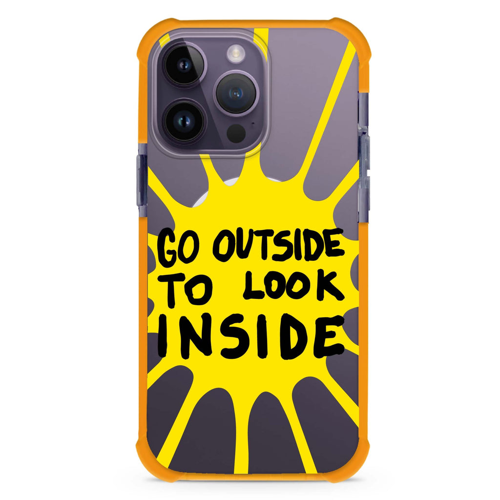 Go Outside to Look INSIDE shine MagSafe Compatible Ultra Shockproof Case