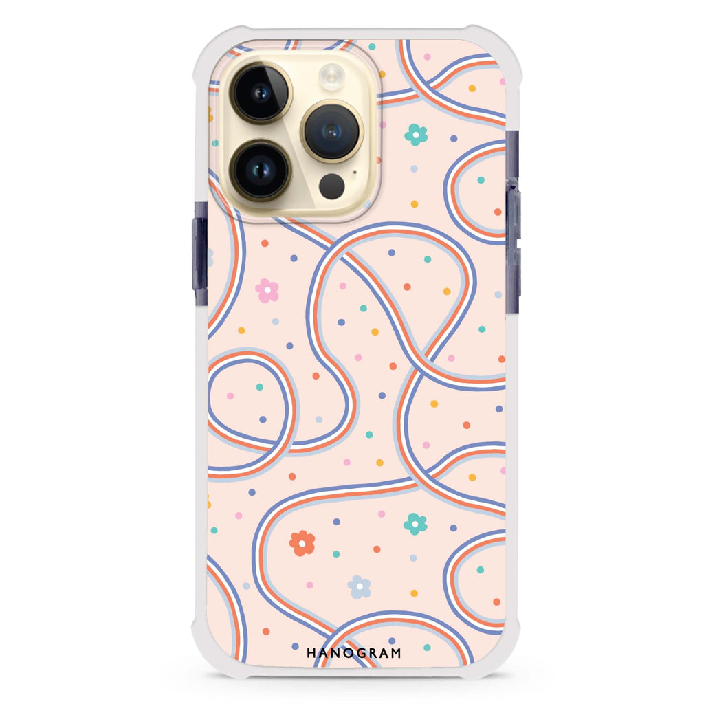 Floral & Line MagSafe Compatible Ultra Shockproof Case