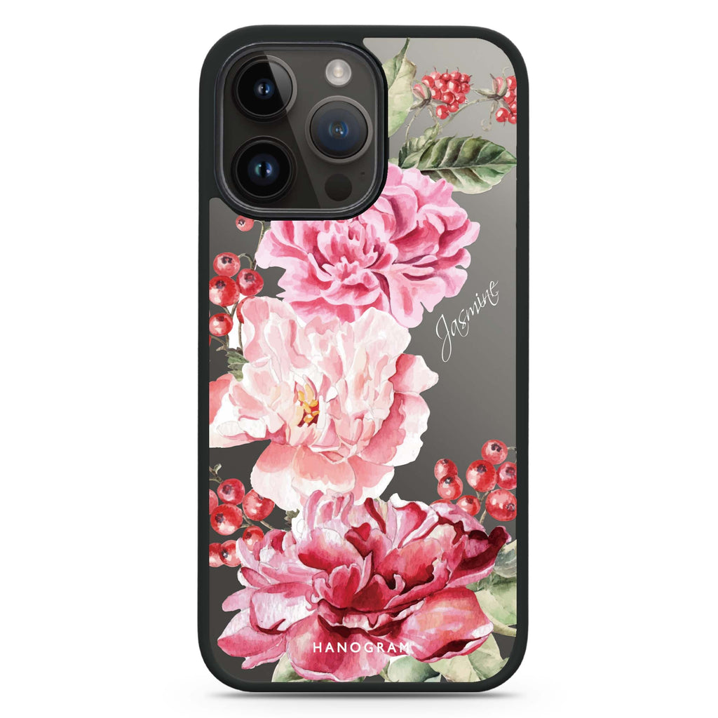 Pretty Watercolor Flowers Impact Guard Bumper Case
