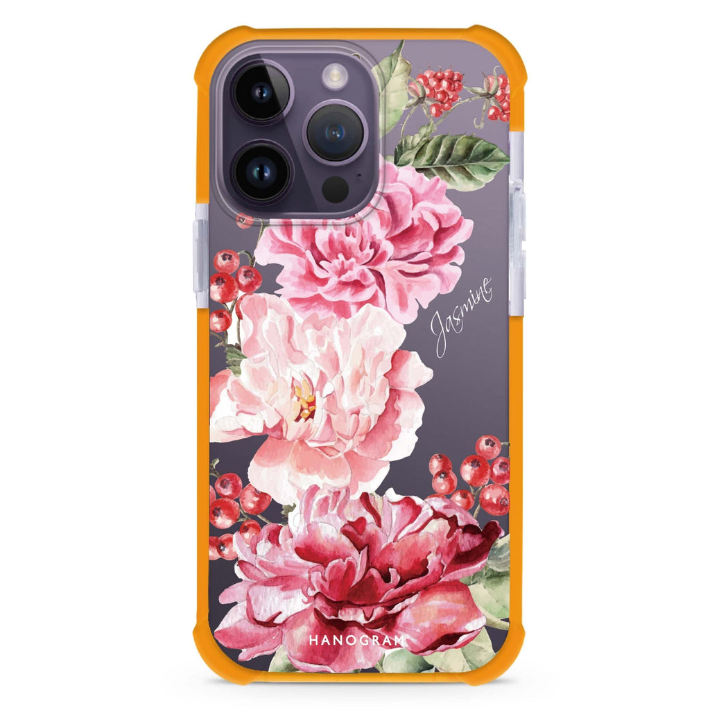 Pretty Watercolor Flowers iPhone 14 Pro Ultra Shockproof Case