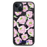 Watercolor pink floral iPhone 14 Plus MagSafe Compatible Impact Guard Bumper Case
