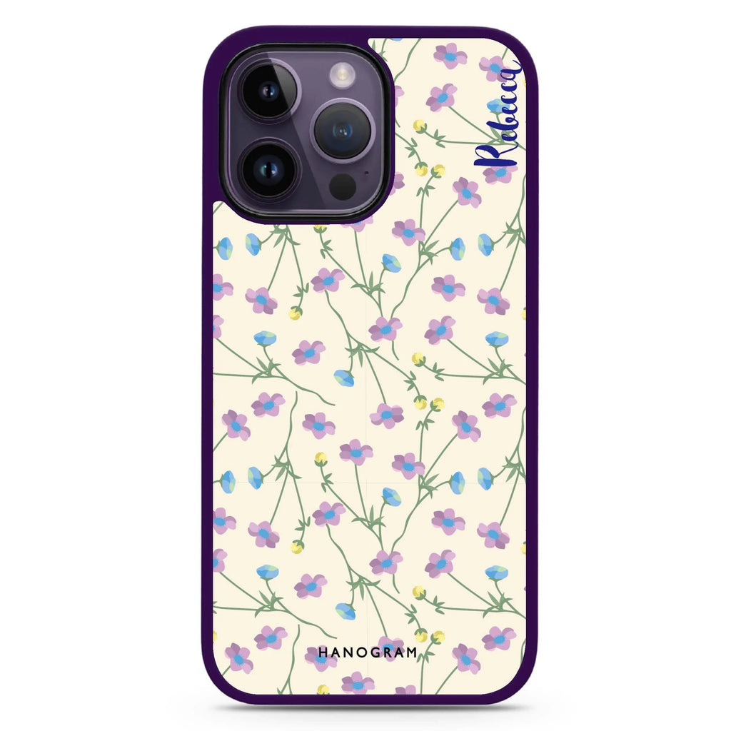 Girly floral MagSafe Compatible Impact Guard Bumper Case