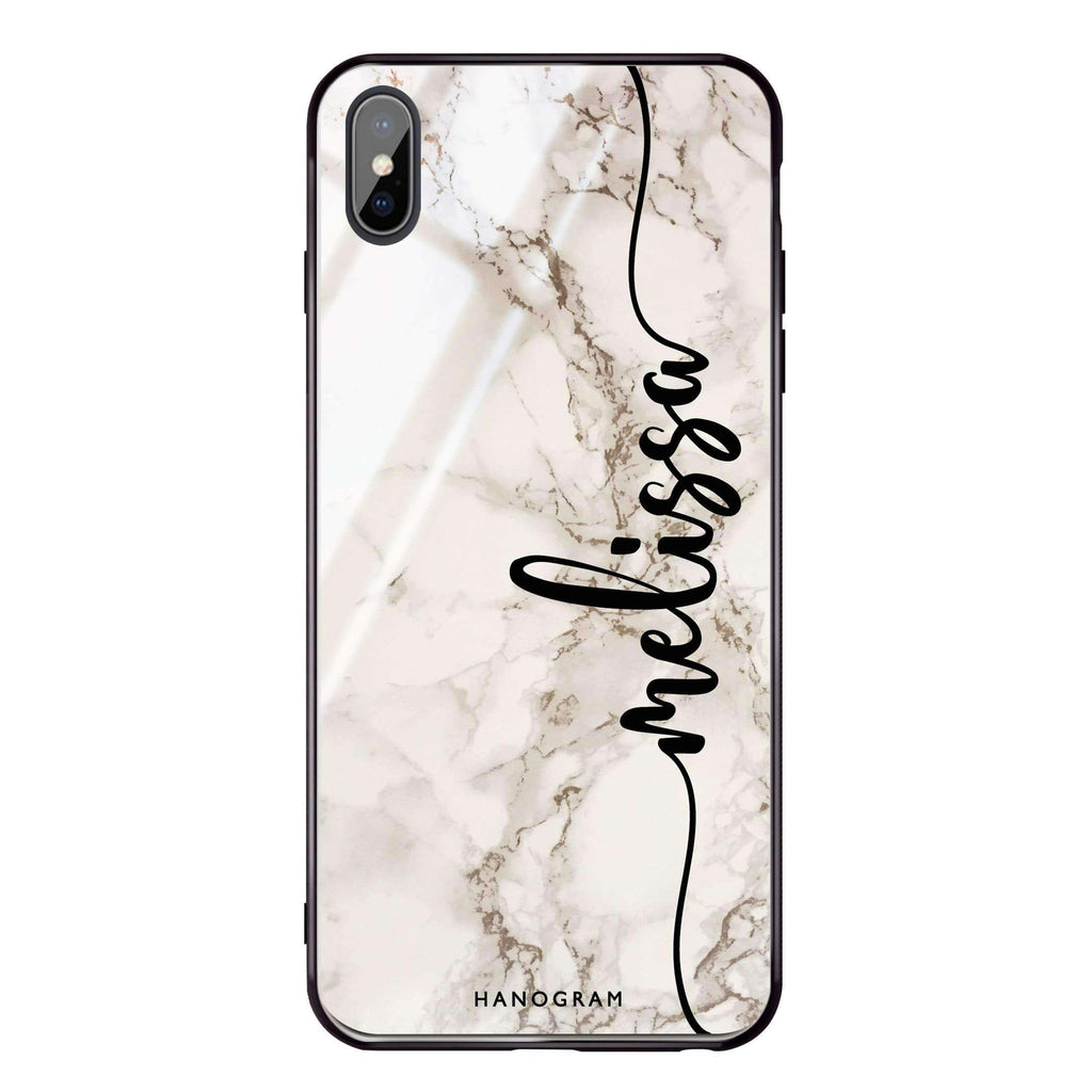 Marble Edition V iPhone XS Glass Case