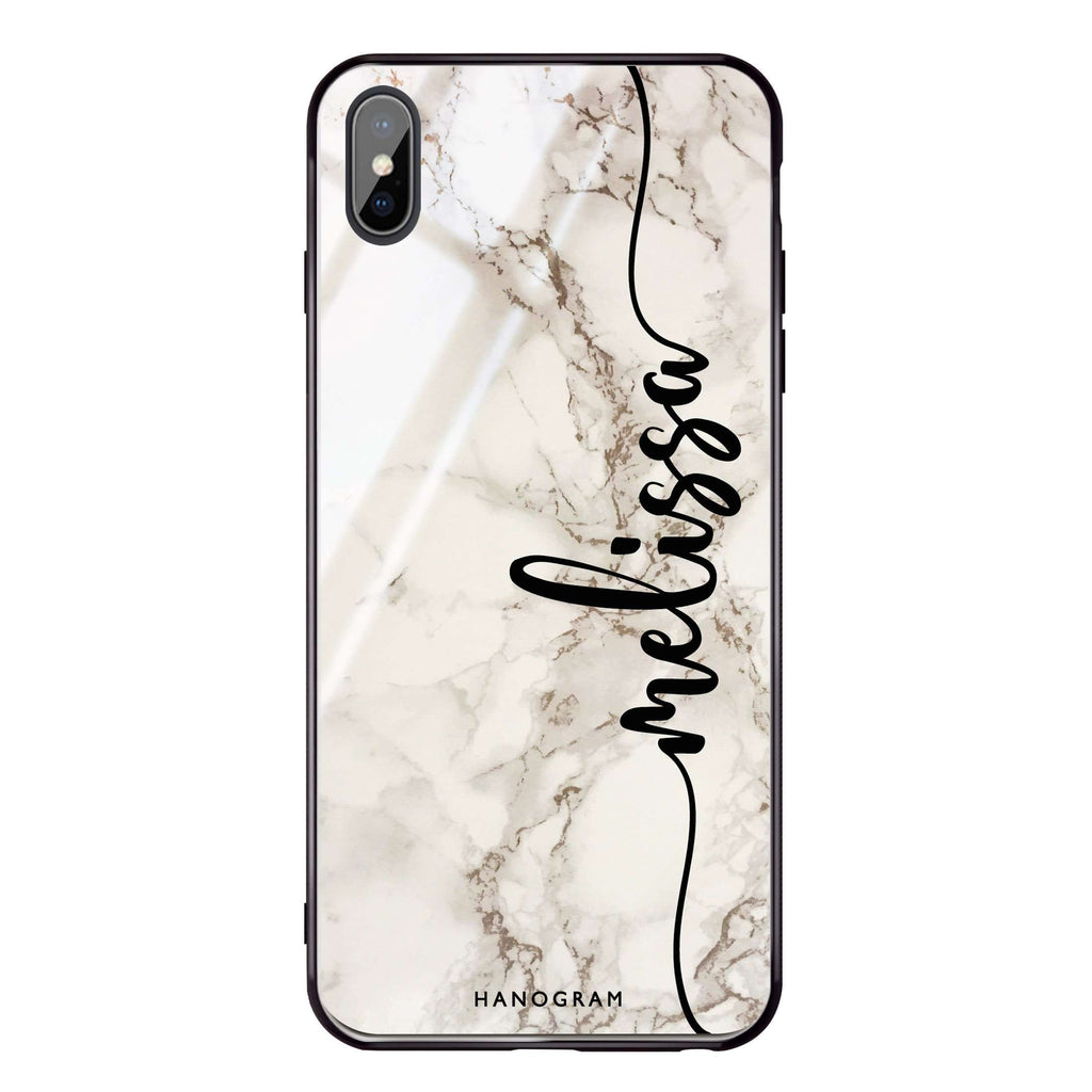Marble Edition V iPhone X Glass Case