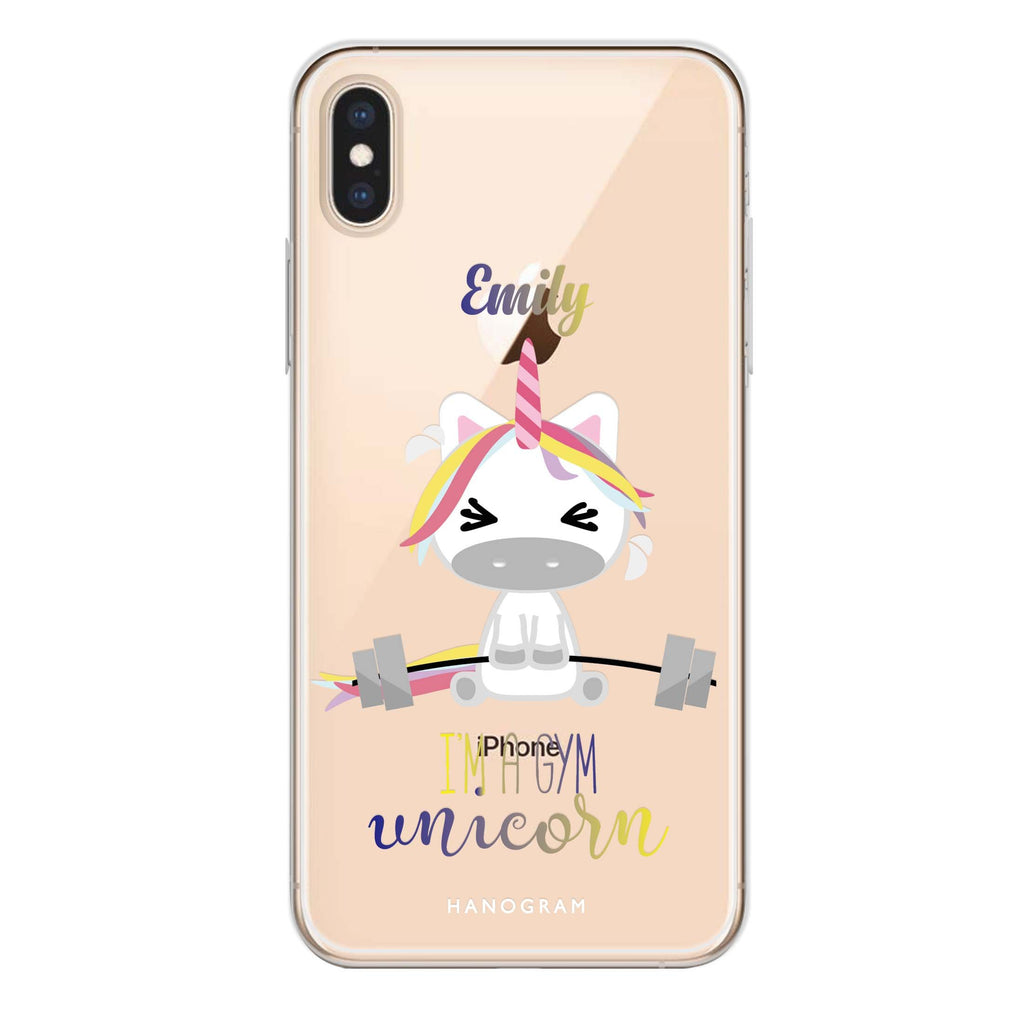 Gymnast Unicorn iPhone XS Ultra Clear Case