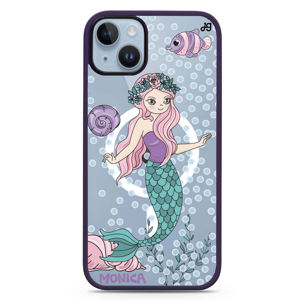 Mermaids iPhone 14 Plus MagSafe Compatible Impact Guard Bumper Case