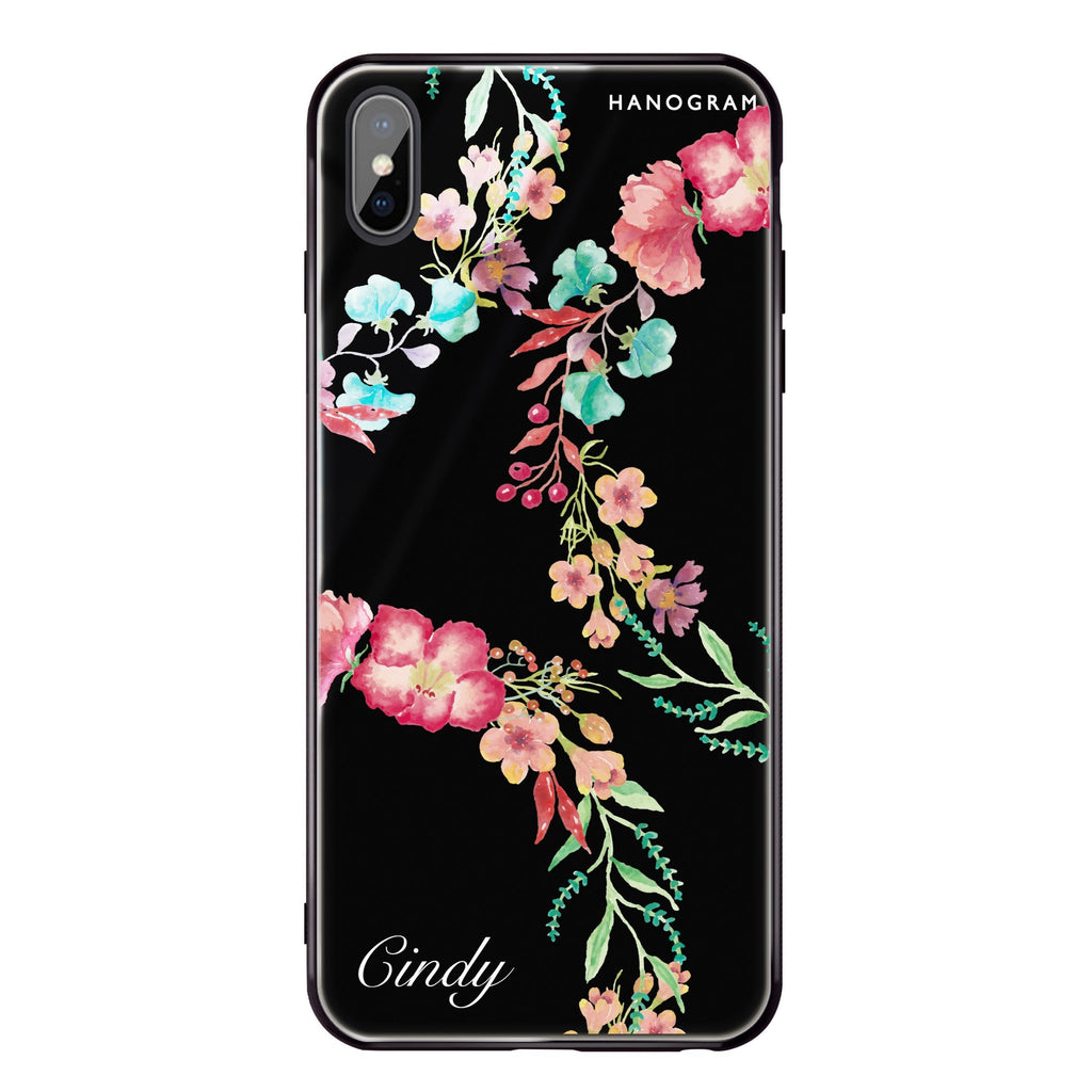 Spring Flowers iPhone X Glass Case