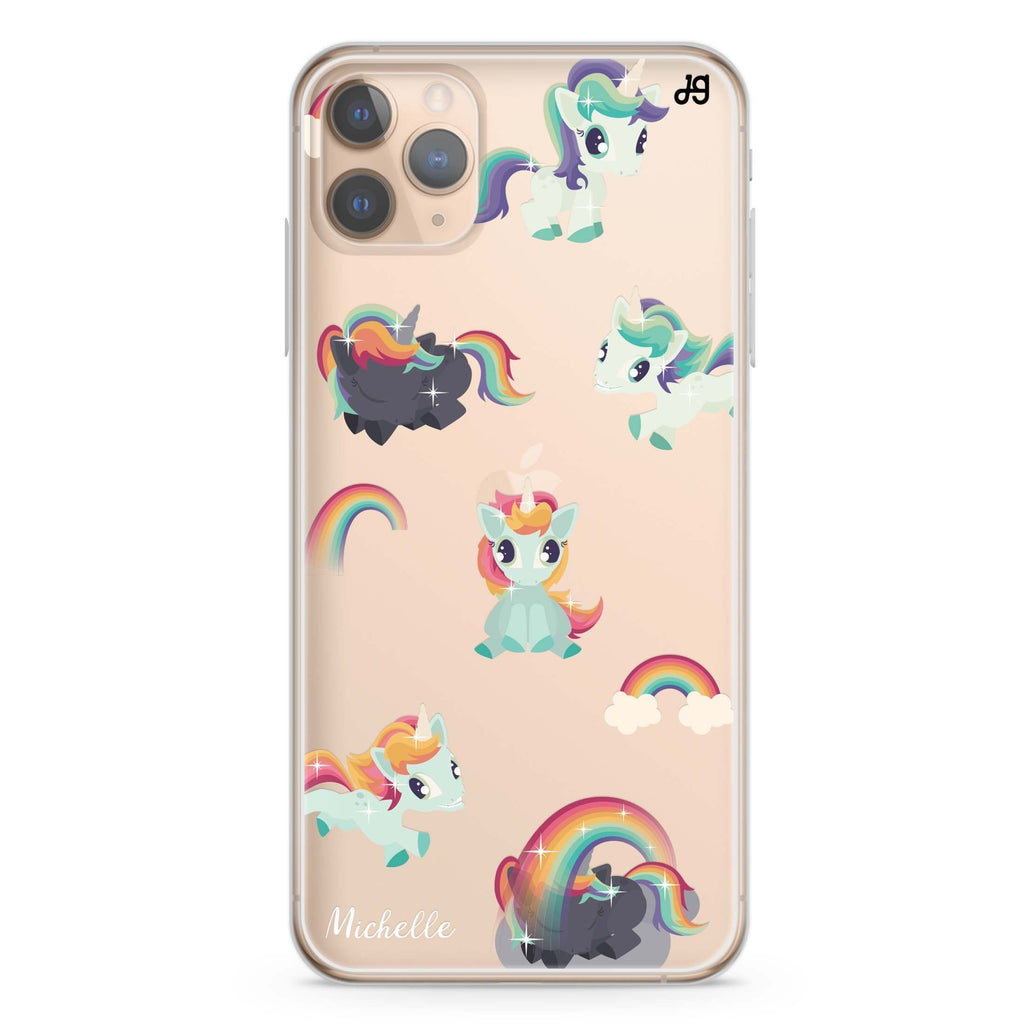 Unicorn & Rainbow iPhone 11 Pro Max Ultra Clear Case