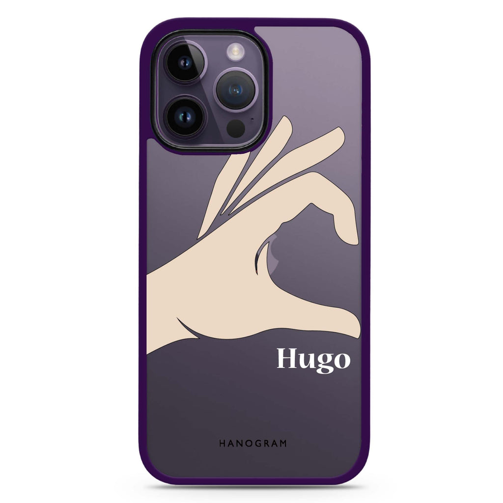 Left Hand heart Impact Guard Bumper Case