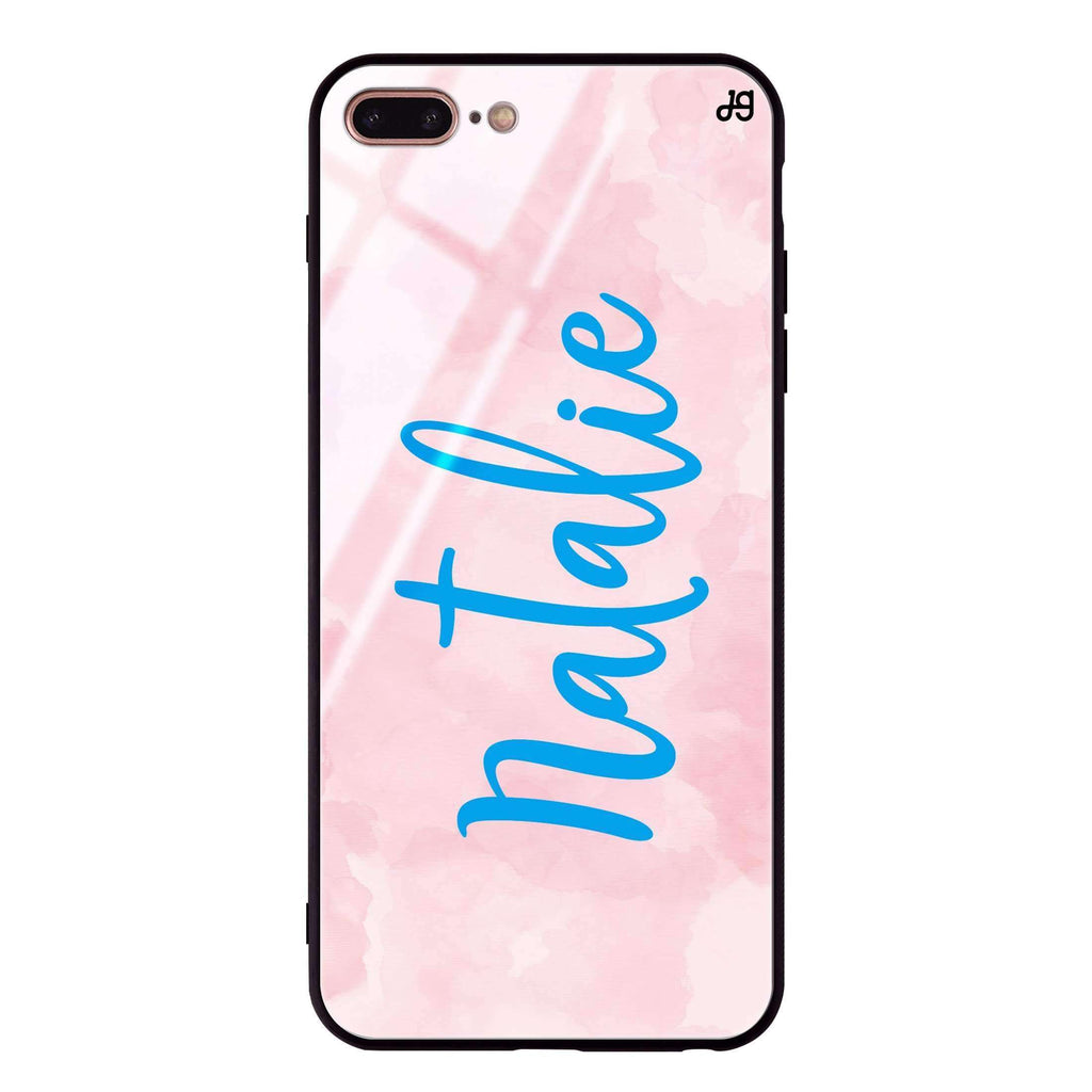 Pink Aqua iPhone 8 Plus Glass Case