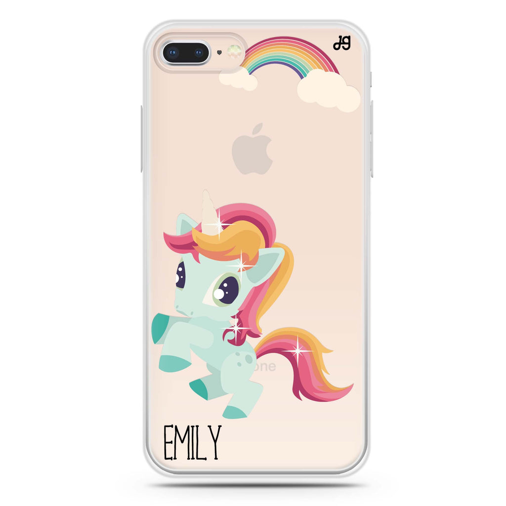 Lovely Unicorn II iPhone 7 Plus Ultra Clear Case