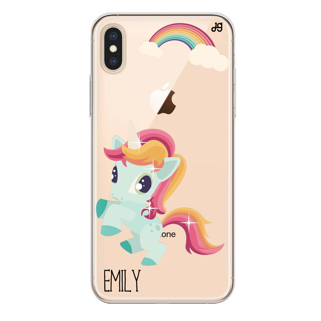 Lovely Unicorn II iPhone X Ultra Clear Case
