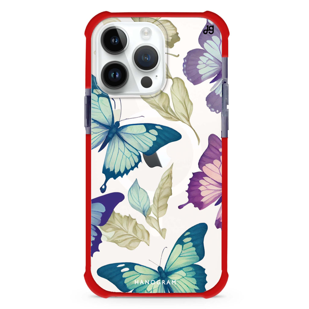 Beautiful Butterfly MagSafe Compatible Ultra Shockproof Case