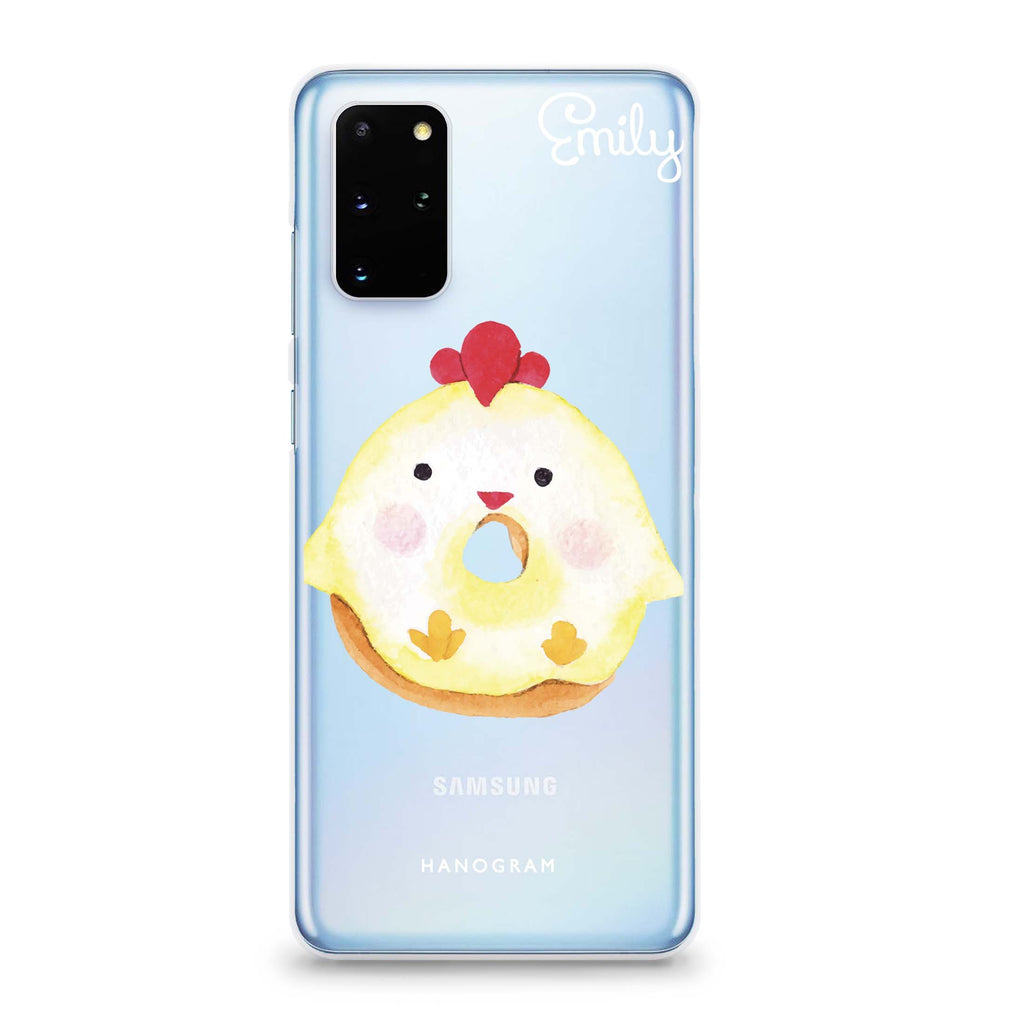Sweet donut chick Samsung S20 Soft Clear Case